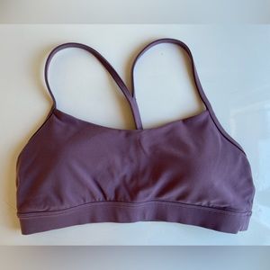 Lululemon Flow Y Bra Nulu (Purple, Size 10)